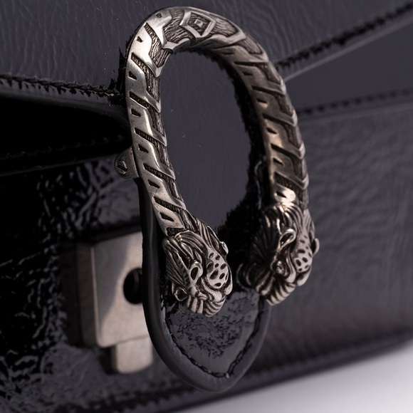 GUCCI Dionysus super mini patent leather crossbody bag - Picture 3 of 6